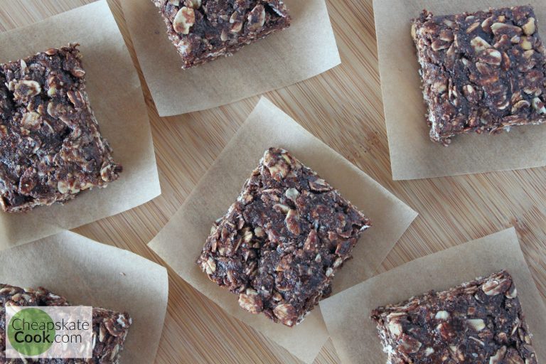 Energy Bars on parchment paper for your Super Bowl Party