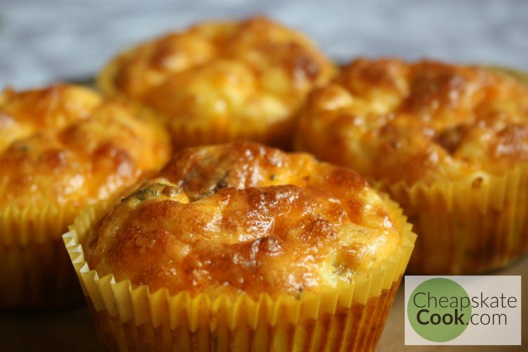 Egg & Cheese Muffins - Easy, Frugal, Protein-Packed, Make-Ahead, Freezer-Friendly, DELICIOUS. Worth making.