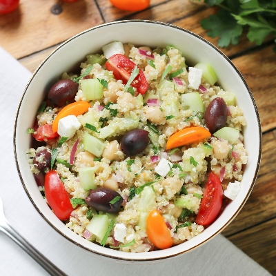 Easy Greek Quinoa Salad