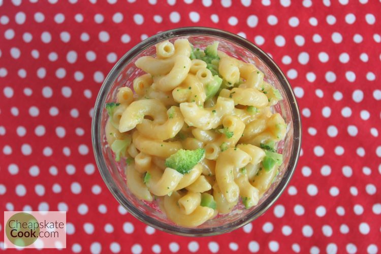 4 Easy ways to the load the perfect, inexpensive comfort food with vegetables or protein. Because for some reason we keep trying to improve upon perfection. Macaroni & Cheese made the easy and cheap way, with real food.