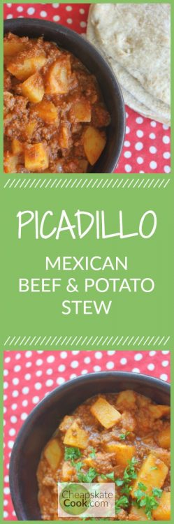 Picadillo (Mexican Beef & Potato Stew) • Cheapskate Cook