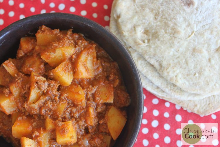 Frugal Holiday Dish - Picadillo (Mexican Beef & Potato Stew)