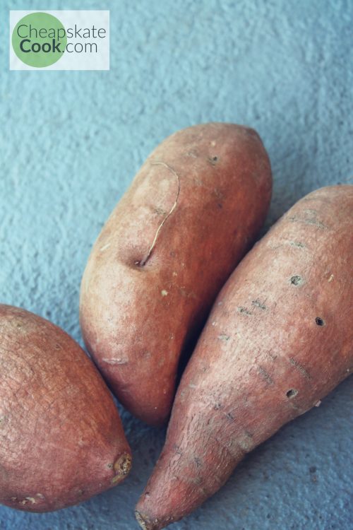 3 Sweet potatoes