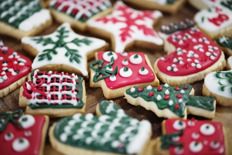 Frosted Christmas Cookies