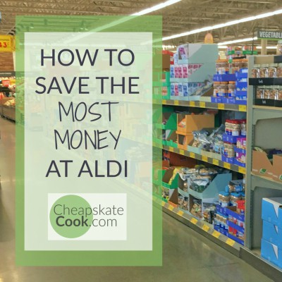 How to Save the MOST Money at Aldi - Aldi is a unique frugal shopping experience. The company focuses on providing quality products at rock-bottom prices. For the past 10 years, this grocery store chain fed my family extremely well and saved us 30%-50%*on whole, real food. Here's how we save so much by shopping there. From CheapskateCook.com.