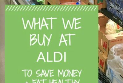 What We Buy at Aldi - Save money and eat healthy! If you want to know what a health-conscious foodie buys at Aldi, check out our list! It's everything we purchase on a regular basis right now. From CheapskateCook.com