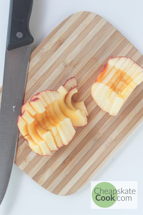 apples cut in half