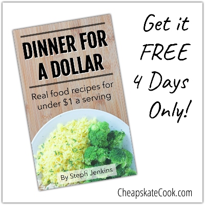 Dinner for a Dollar - You can feed your people real food for under $1 per serving. It isn't magic. It's just the right recipes and a simple strategy.