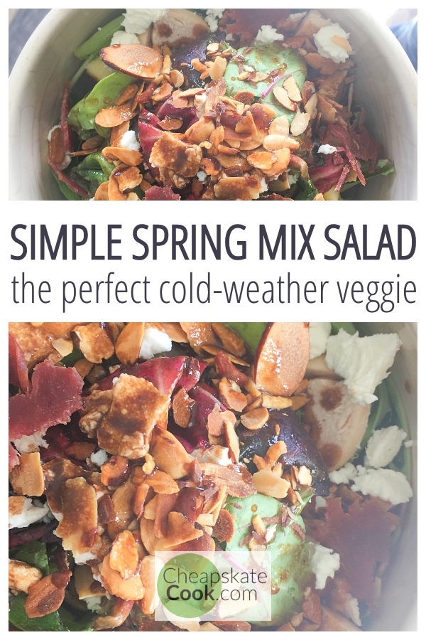 spring mix salad pin