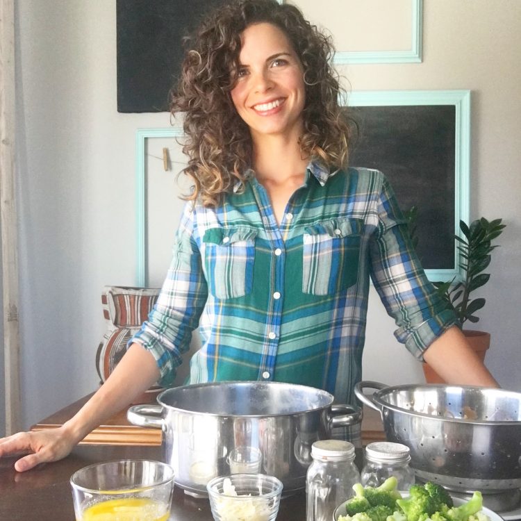 Stephani in the kitchen