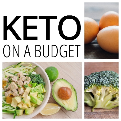 keto on a budget graphic