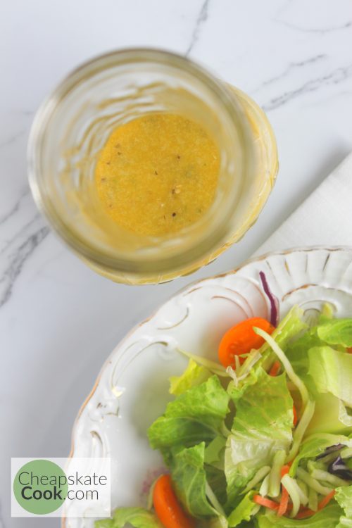 greek dressing with salad