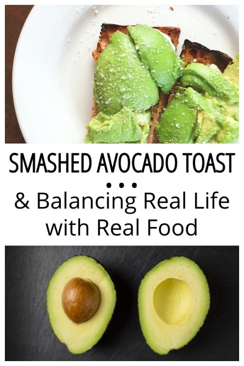 avocado toast pin graphic