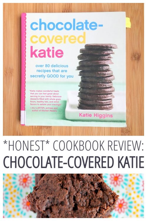 Chocolate Covered Katie cookbook review pin graphic