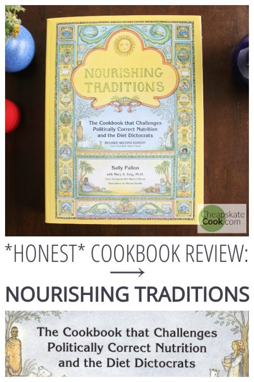 Nourishing Traditions cookbook review pin graphic