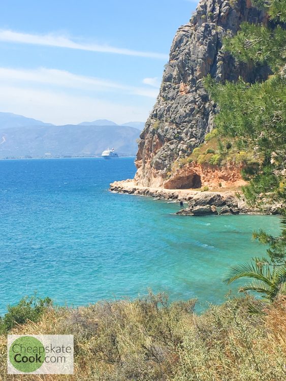 mediterranean coast in greece