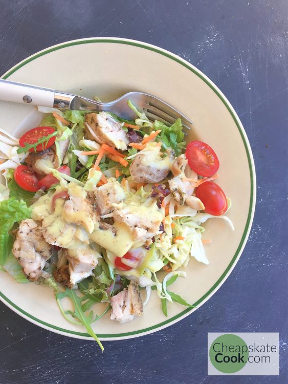 salad with chicken