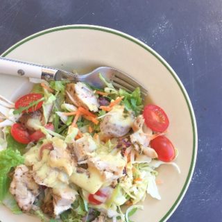 salad with chicken