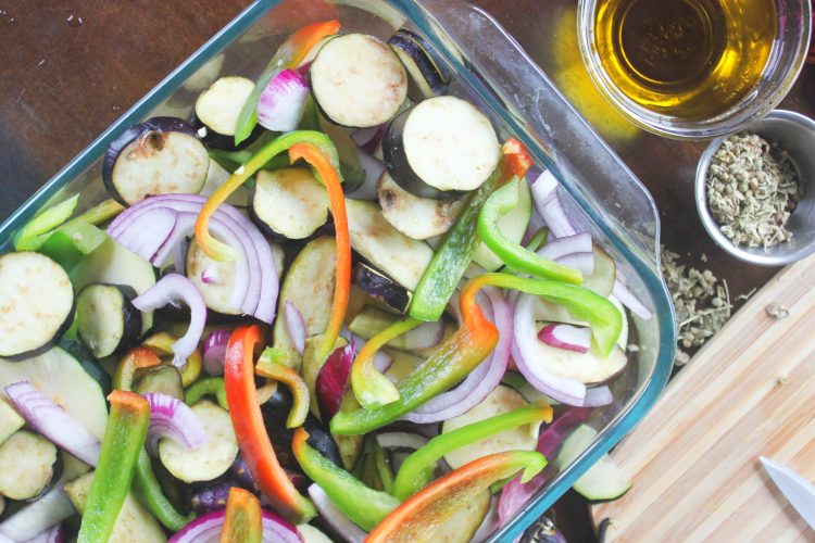 Baked summer vegetable medley