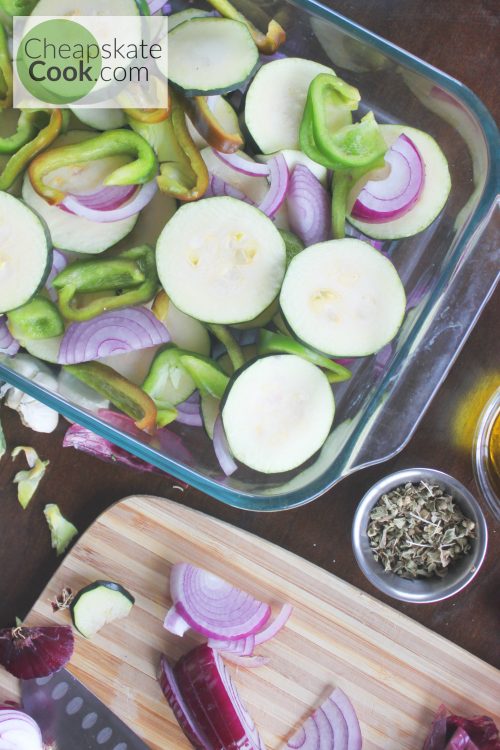 Baked summer vegetable medley