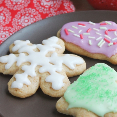 Dairy-Free Frosted Sugar Cookies