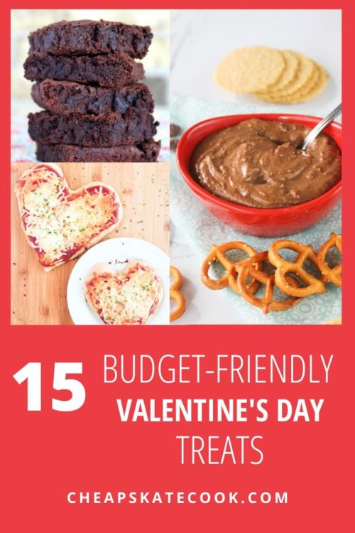 budget-friendly clean eating Valentines Day pingraphic
