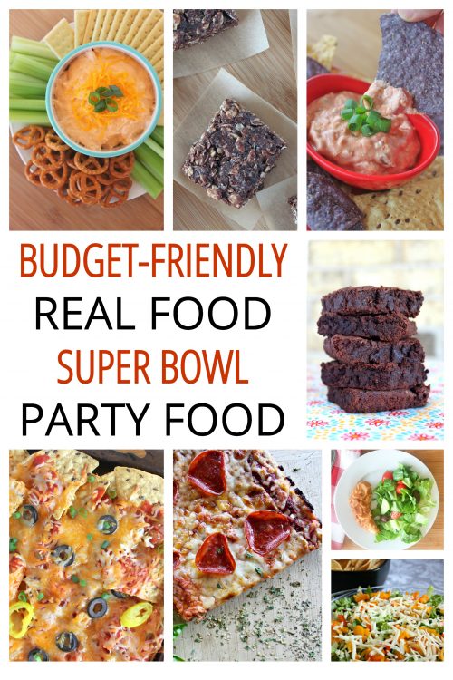 Budget-friendly Real Food Super Bowl Party Snack Ideas pingraphic