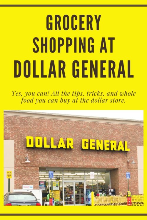 grocery shopping at dollar general pingraphic
