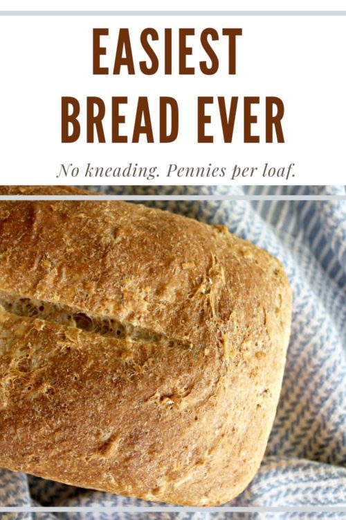Easy bread recipe pin