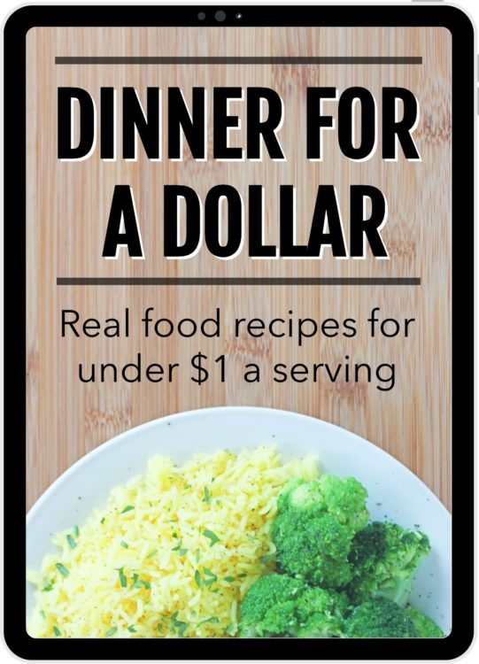 dinner for a dollar eBook - for making pantry meals
