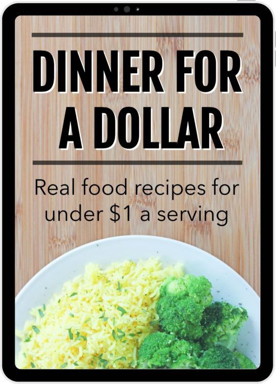 Frugal Dinner Ideas for Under a $1 a Serving