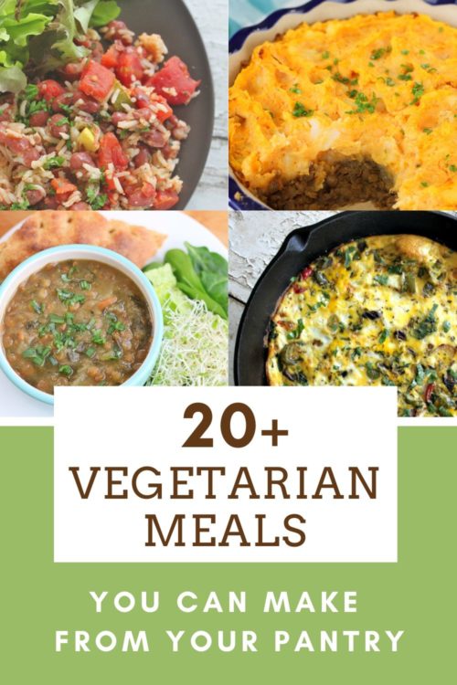 20+ Meatless Meals You Can Make from Your Pantry • Cheapskate Cook