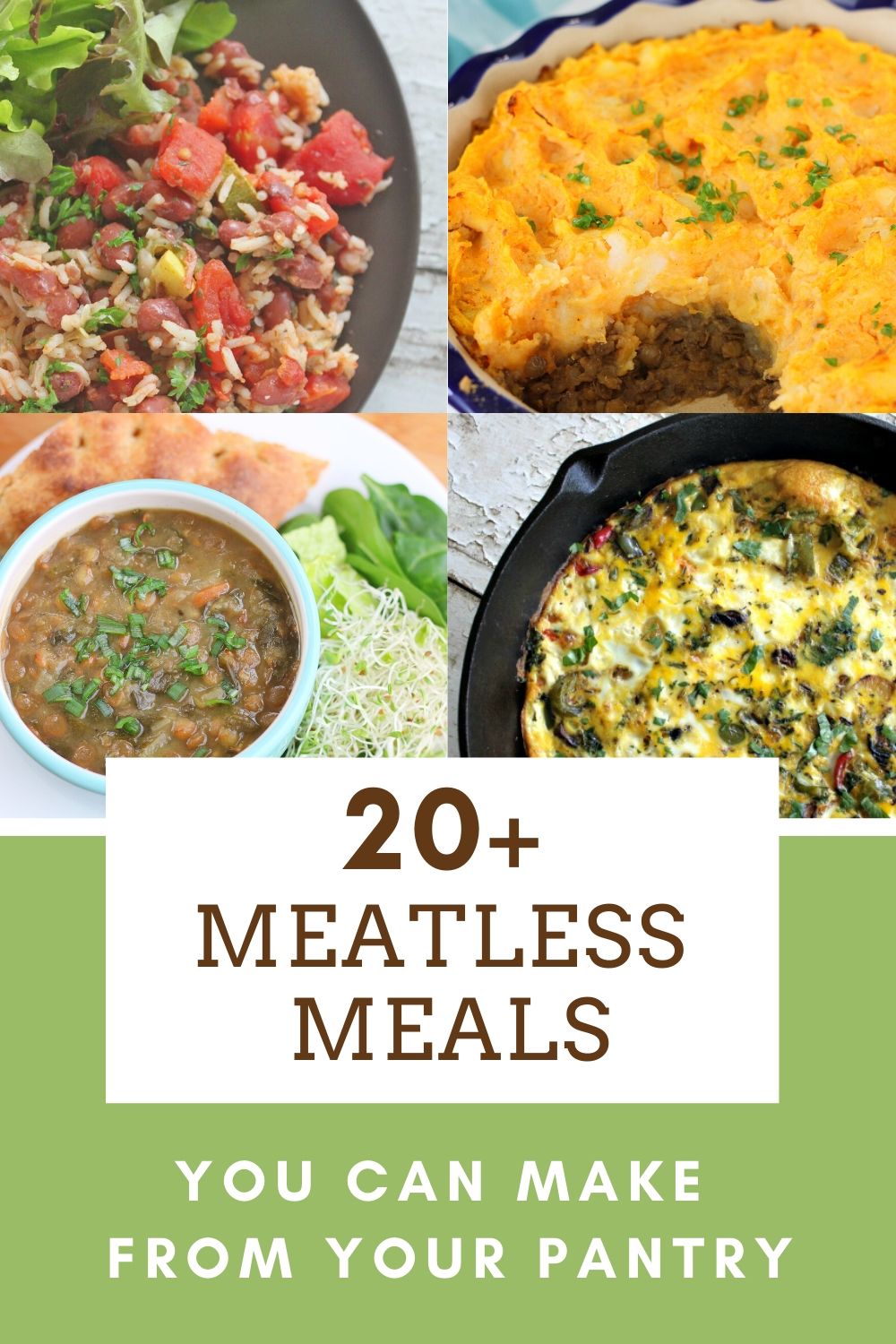 20+ Meatless Meals You Can Make from Your Pantry • Cheapskate Cook
