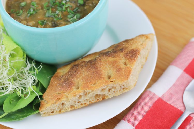 sourdough bread with soup