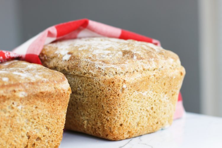 sourdough sandwich bread loaves