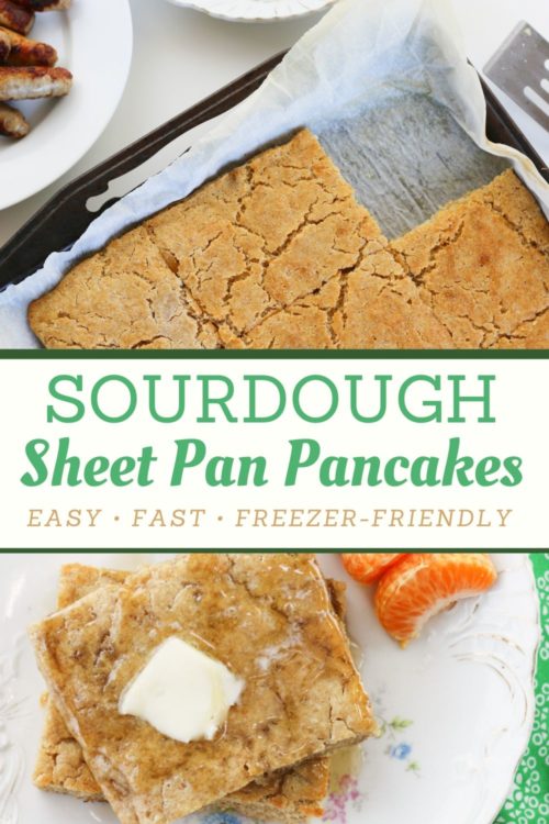 sourdough pancakes pin