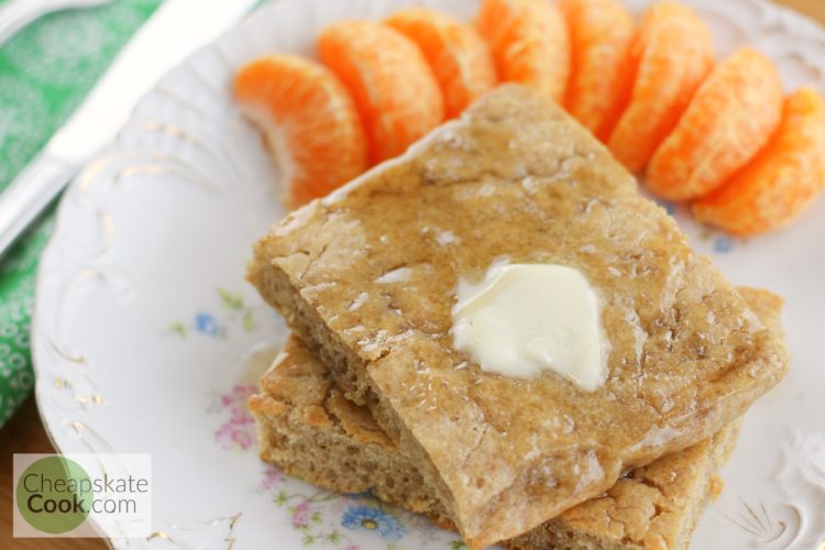 sourdough pancakes with oranges