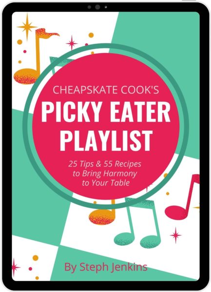 Picky Eater Playlist eBook on a tablet