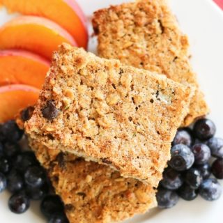 zucchini bread baked oatmeal overhead