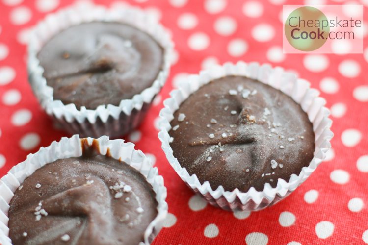 freezer chocolate in mini-muffin tins