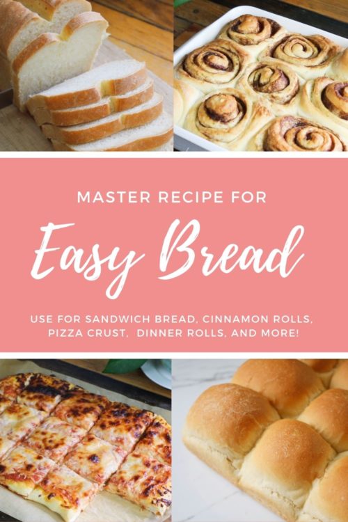 Easy Bread recipe pin