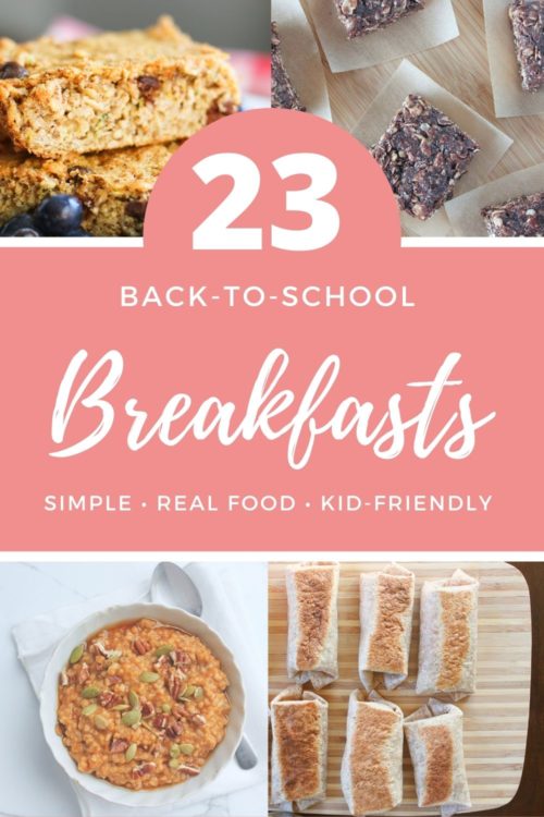 school breakfast ideas pin