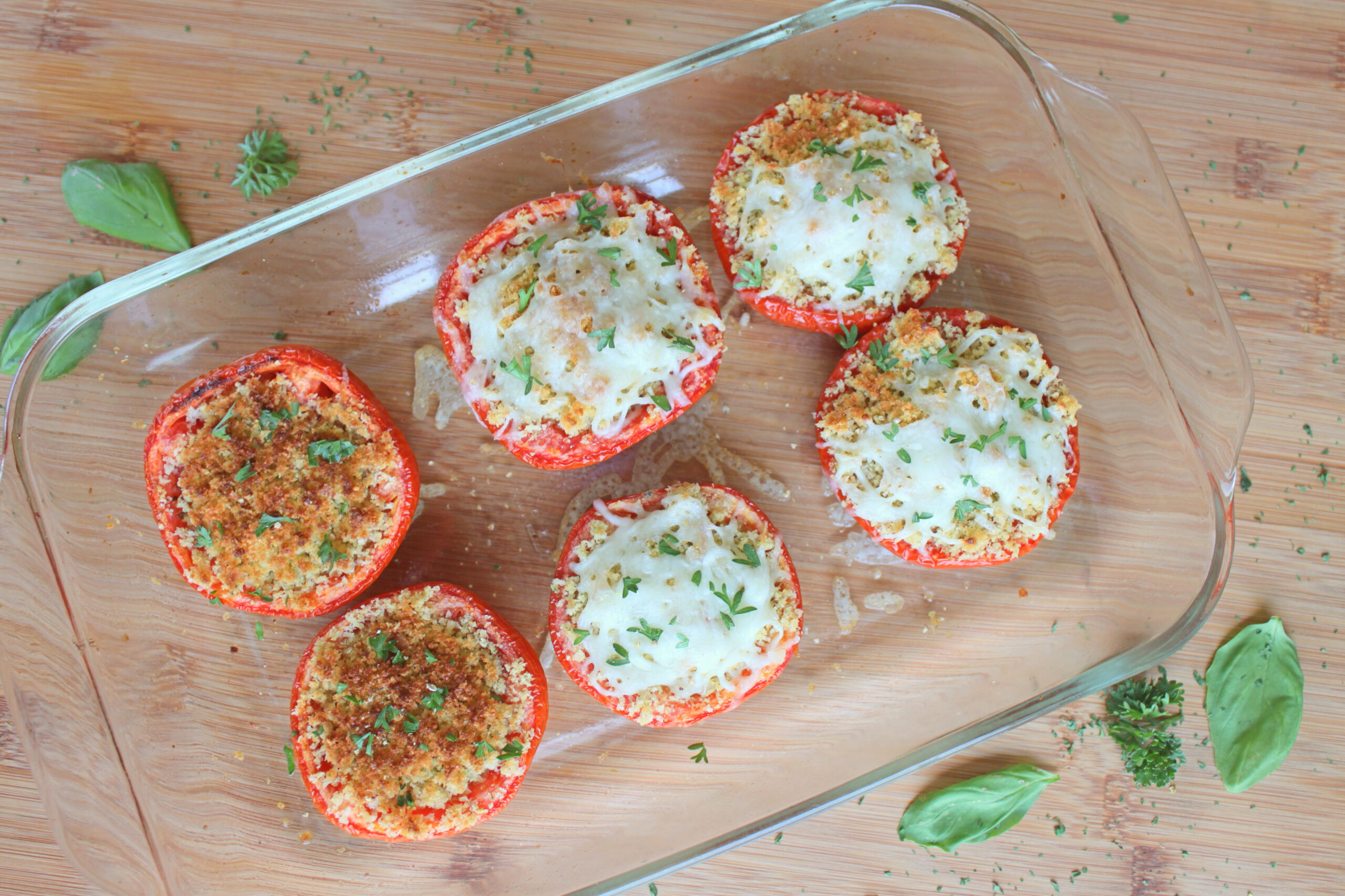 Easy Stuffed Tomatoes Recipe • Cheapskate Cook