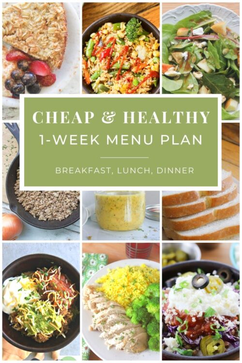 Meal Prep Plan: A Week of Budget-Friendly Meals